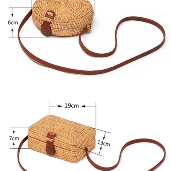 Bali Inspired Rattan Bag - Picture 3 of 6